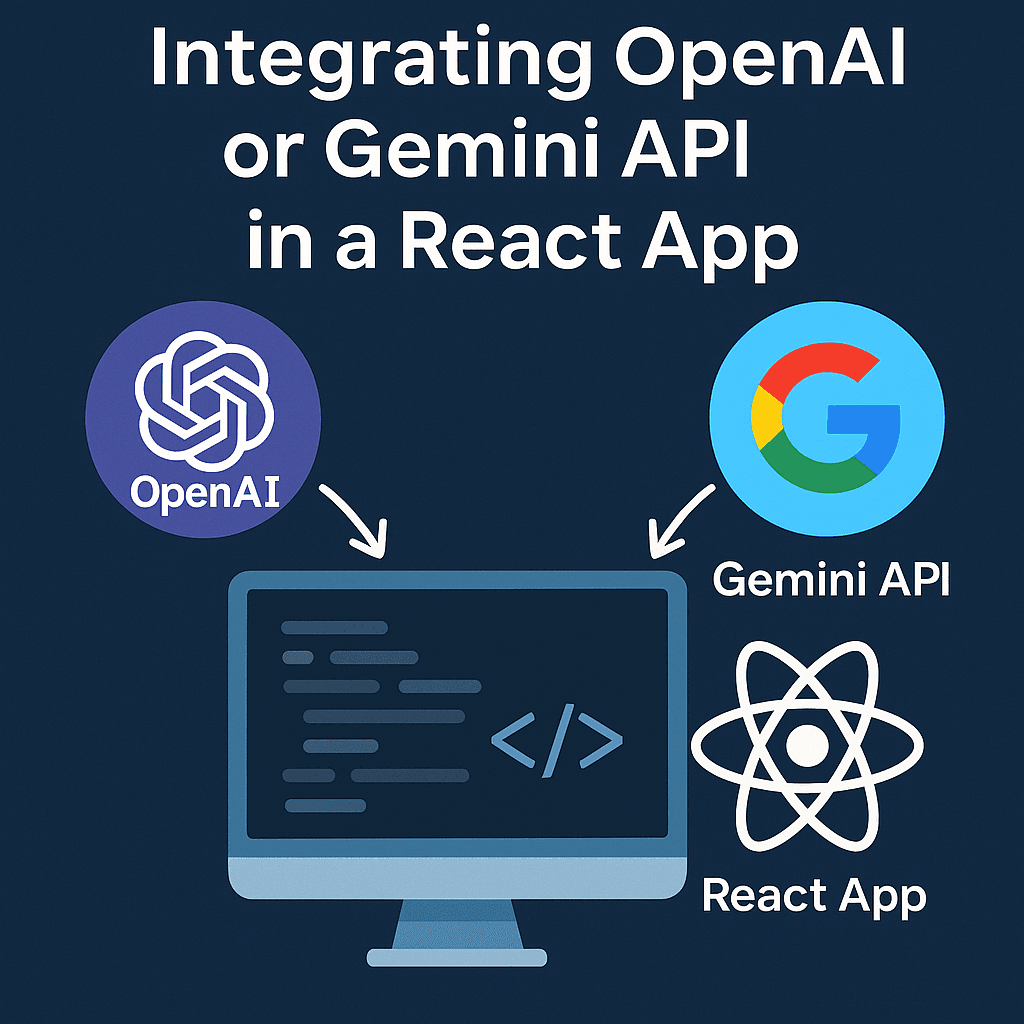 Integrating OpenAI or Gemini API in a React App